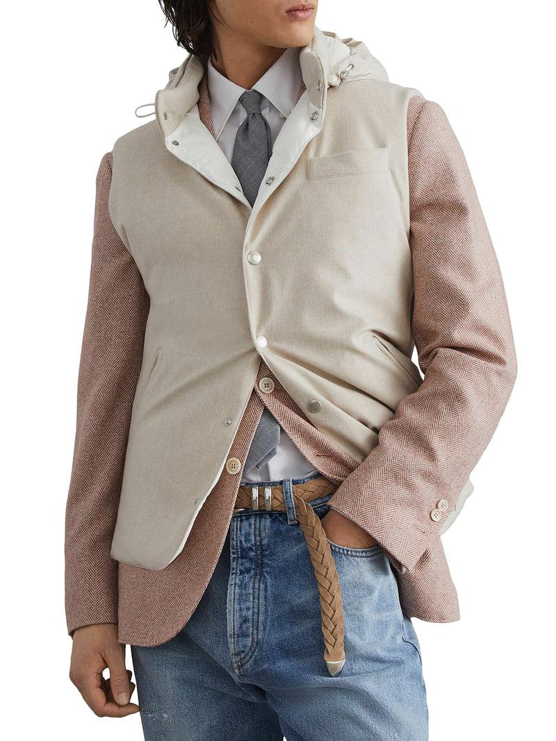 Suitnegozi Gilet imbottito con cappuccio Negozio