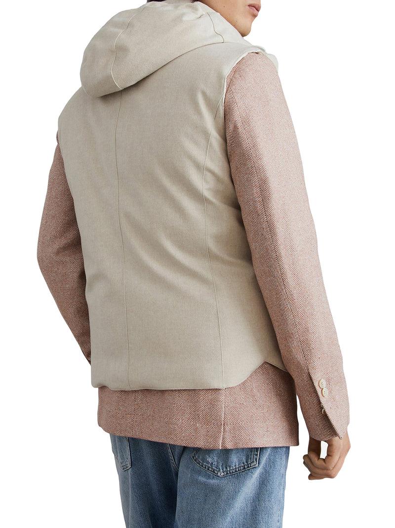 Suitnegozi Gilet imbottito con cappuccio Negozio