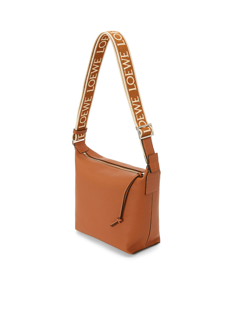 Suitnegozi Borsa Cubi Crossbody piccola in pelle di vitello liscia e jacquard Convenienza