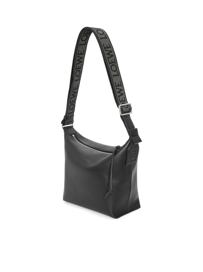 Suitnegozi Borsa Cubi Crossbody piccola in pelle di vitello liscia e jacquard Novità