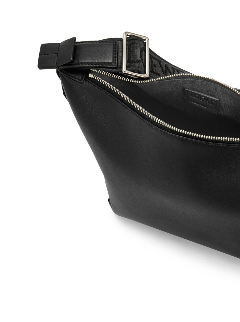 Suitnegozi Borsa Cubi Crossbody piccola in pelle di vitello liscia e jacquard Novità