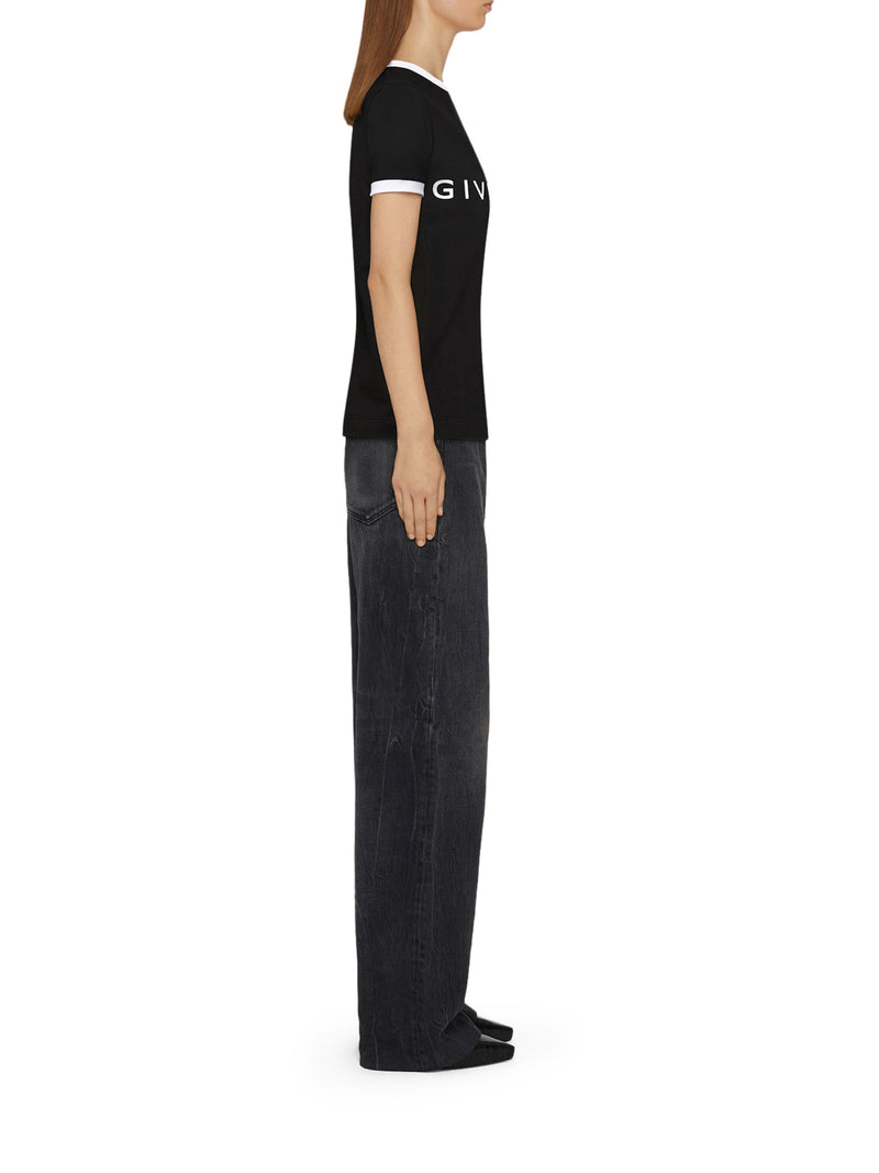 Suitnegozi T-shirt slim GIVENCHY Archetype in cotone Sottocosto