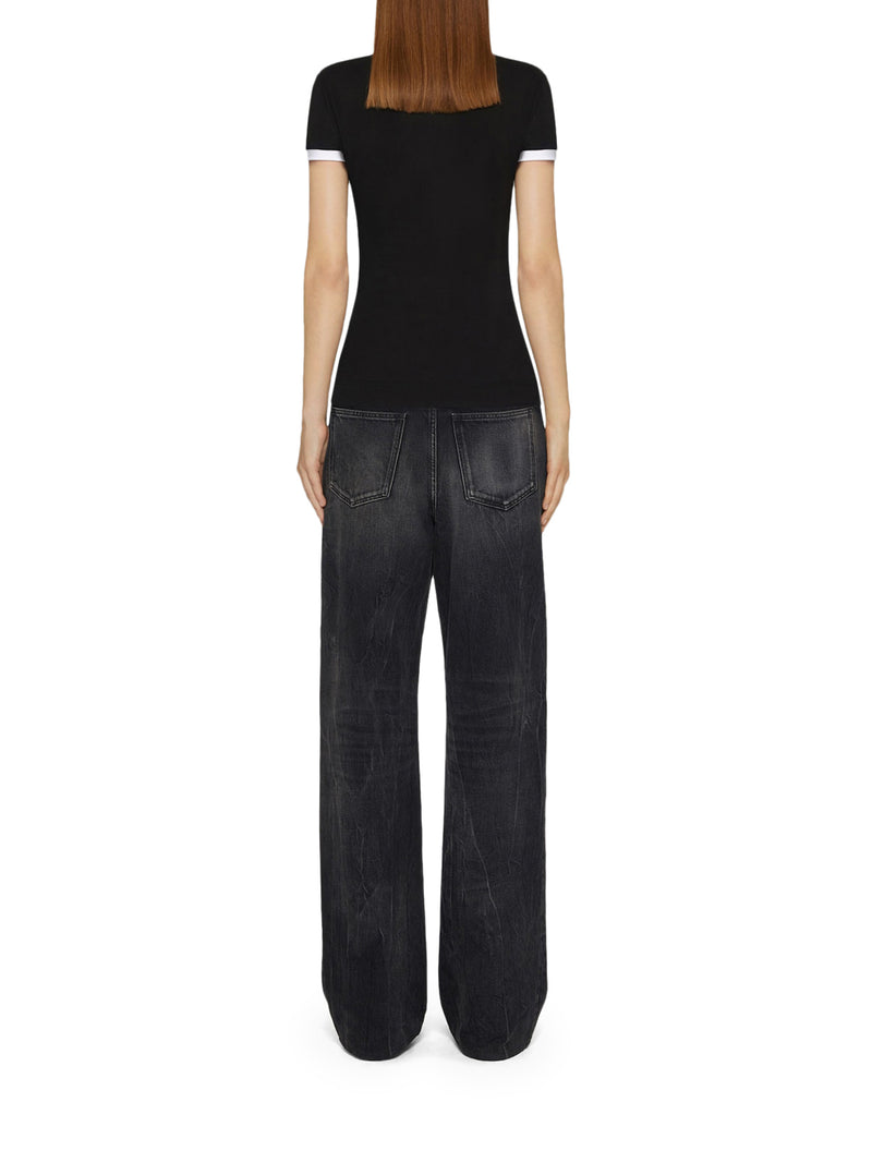Suitnegozi T-shirt slim GIVENCHY Archetype in cotone Sottocosto