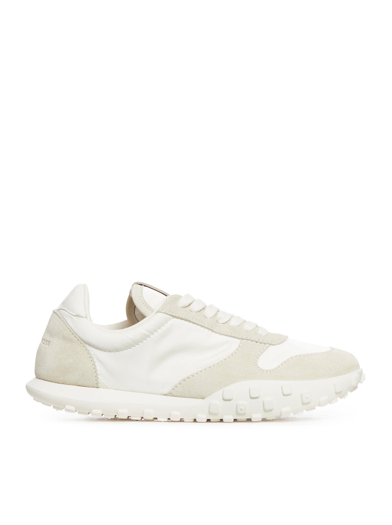 Suitnegozi Sneakers in tessuto e inserti in pelle Consegna Veloce
