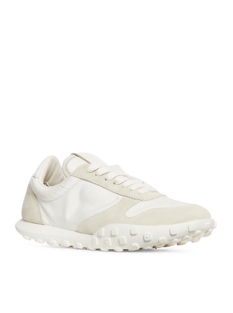 Suitnegozi Sneakers in tessuto e inserti in pelle Consegna Veloce