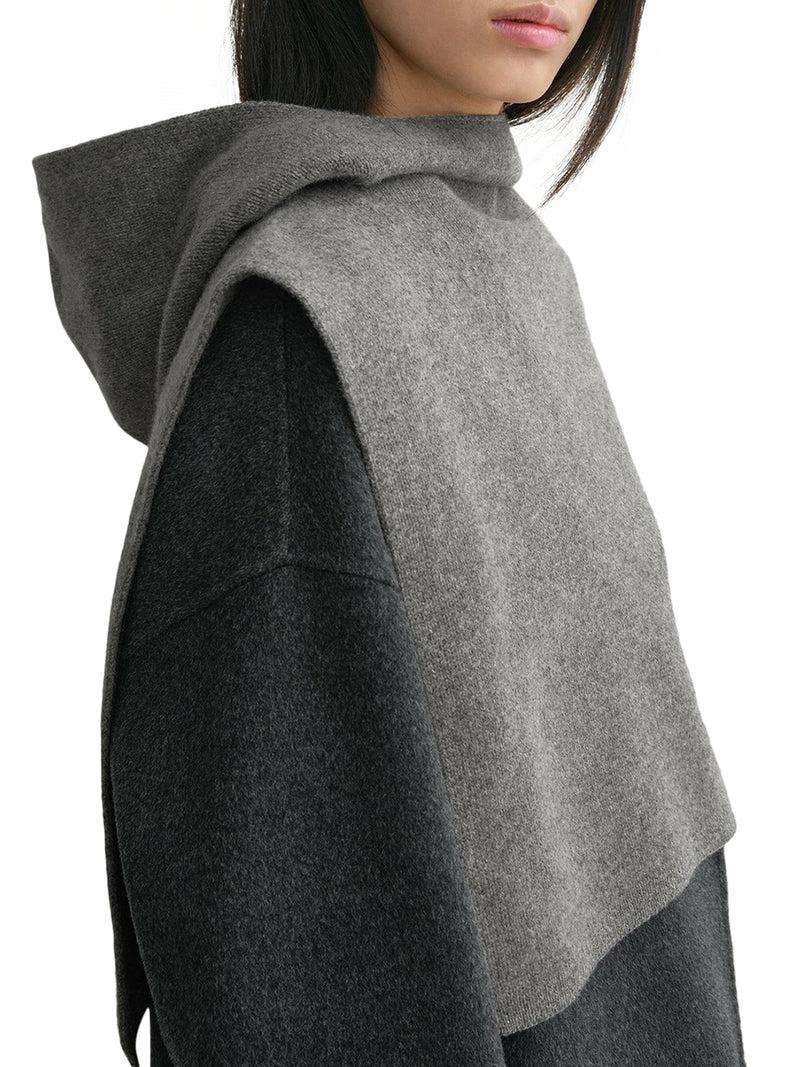 Suitnegozi cappuccio in lana e cashmere In Vendita