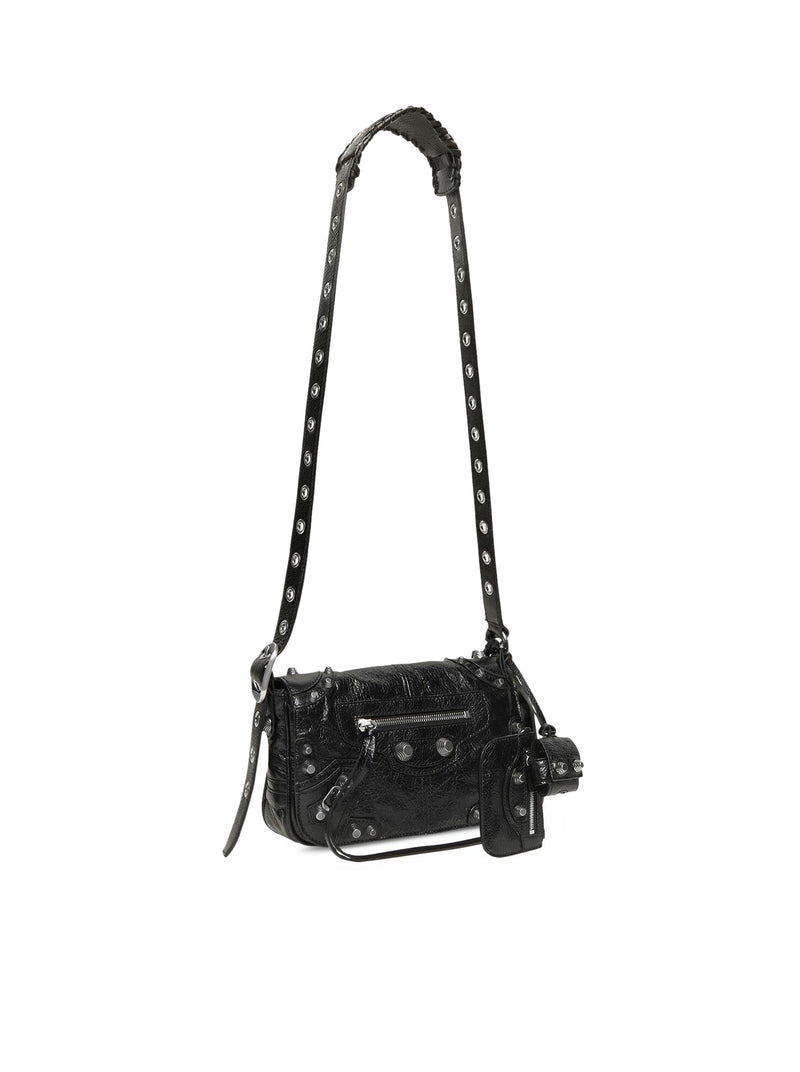 Suitnegozi BORSA LE CAGOLE MEN XS CON PATTA DA UOMO IN NERO Negozio