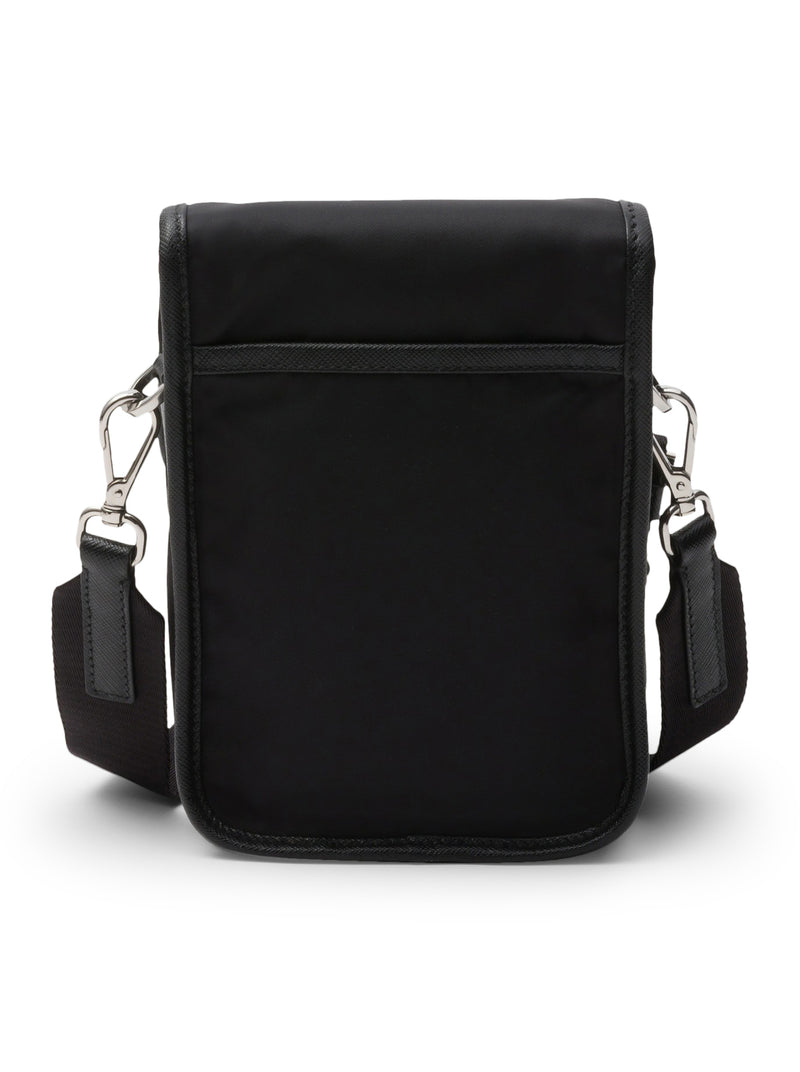 Suitnegozi Borsa a tracolla in Re-Nylon e Saffiano Italia