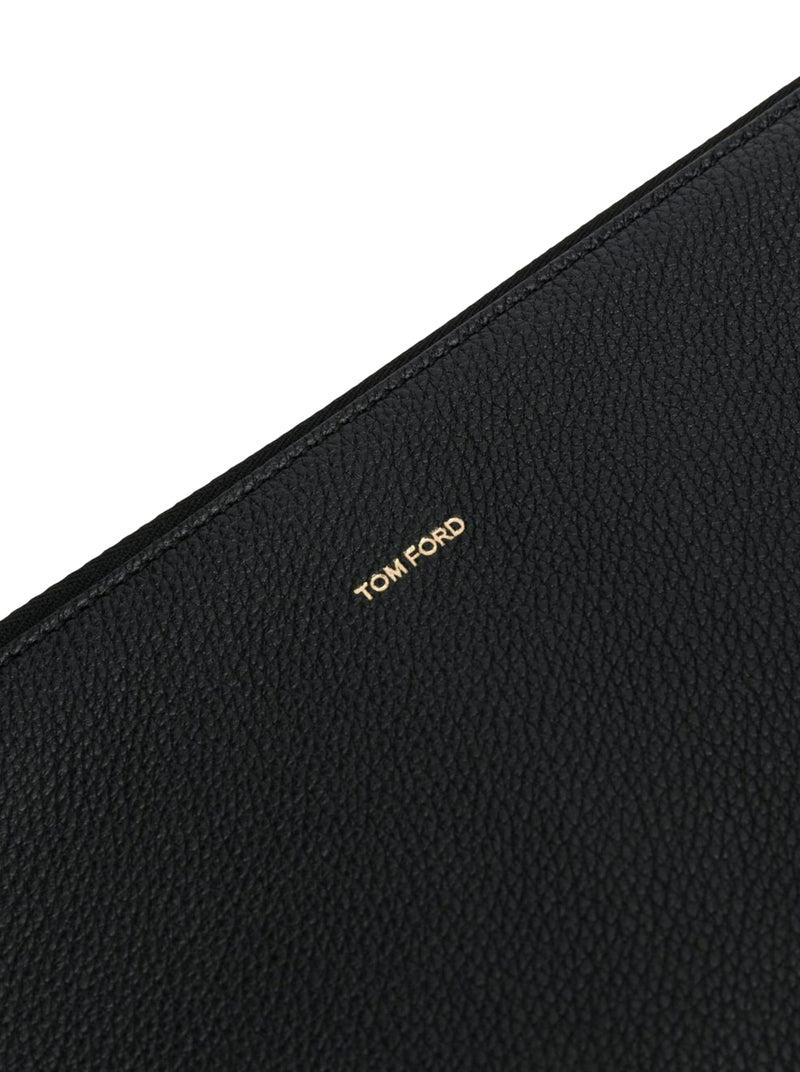 Suitnegozi Clutch in pelle con zip Negozi Online