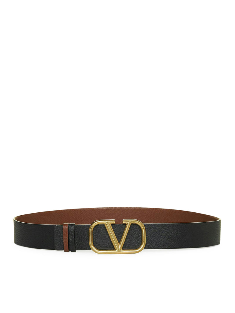 Suitnegozi CINTURA REVERSIBILE VLOGO SIGNATURE IN VITELLO STAMPA ALCE 40 MM Soddisfazione Garantita