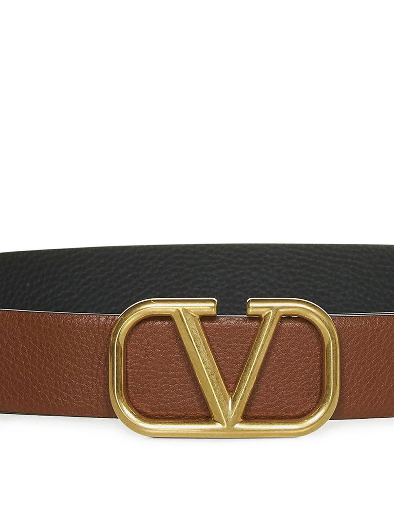 Suitnegozi CINTURA REVERSIBILE VLOGO SIGNATURE IN VITELLO STAMPA ALCE 40 MM Soddisfazione Garantita