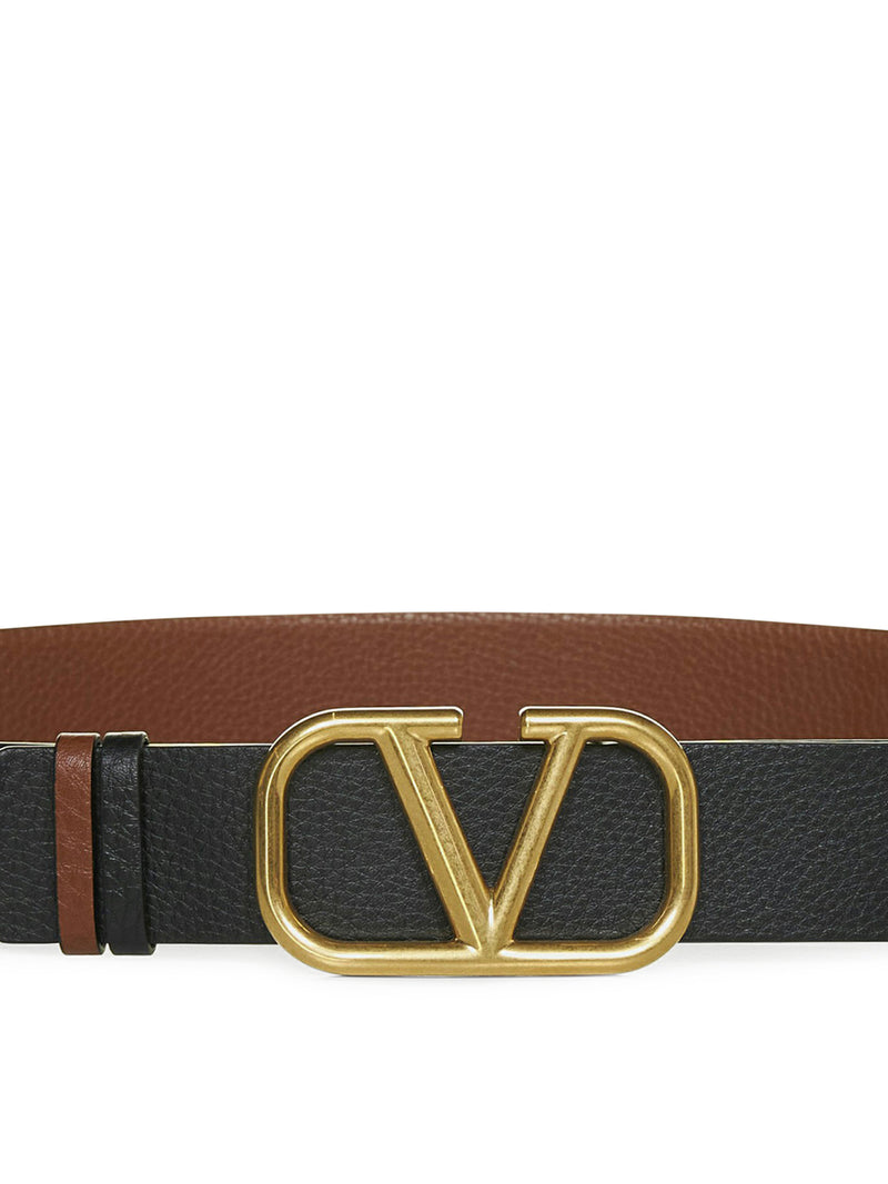 Suitnegozi CINTURA REVERSIBILE VLOGO SIGNATURE IN VITELLO STAMPA ALCE 40 MM Soddisfazione Garantita