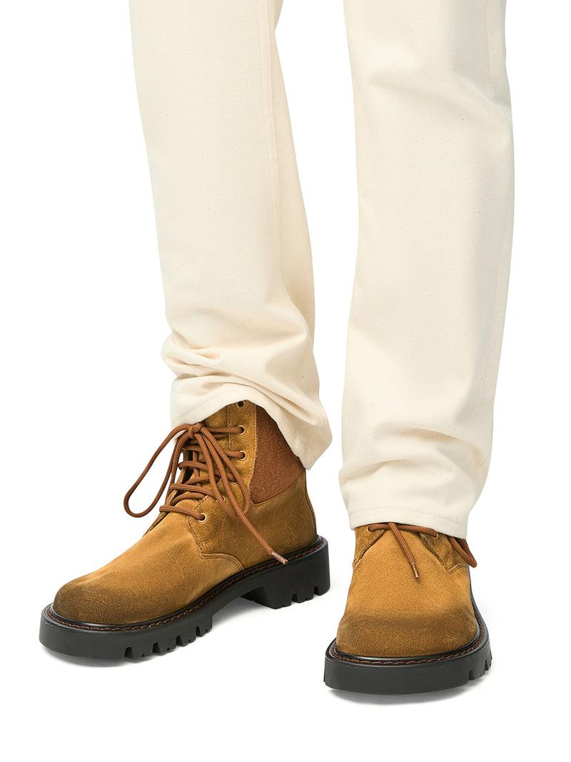 Suitnegozi Stivaletti militari Sierra in pelle scamosciata Shopping Online