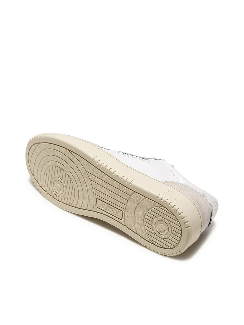 Suitnegozi SNEAKERS MEDALIST LOW IN PELLE E SUEDE BIANCO Sottocosto