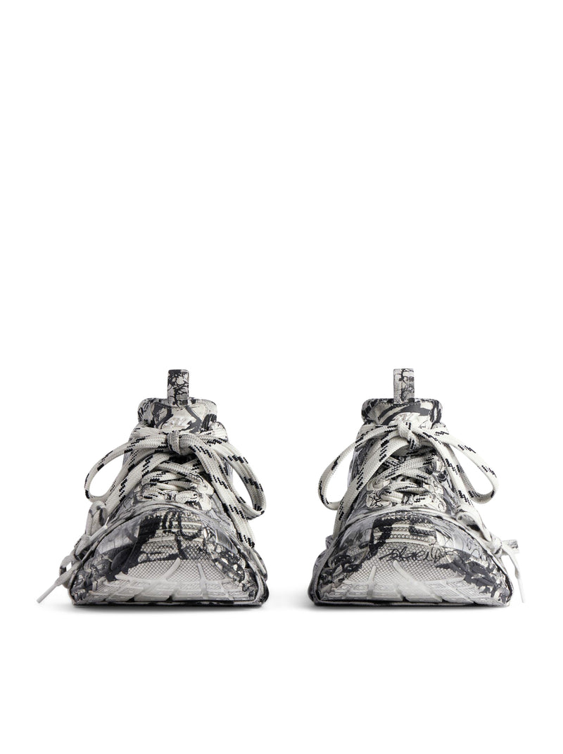Suitnegozi SNEAKER 3XL EXTREME GRAFFITI DA UOMO IN BIANCO/NERO Offerte
