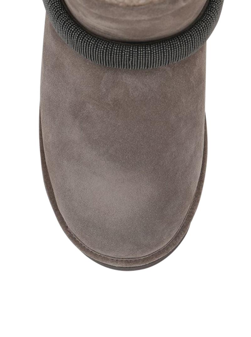 Suitnegozi STIVALETTO IN SUEDE CON SHINY STRAP In Linea