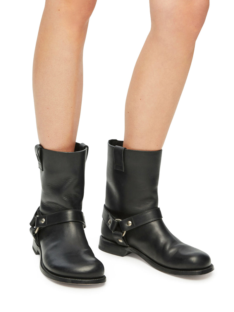 Suitnegozi Stivali Campo Biker in pelle di vitello Fino Al -60%