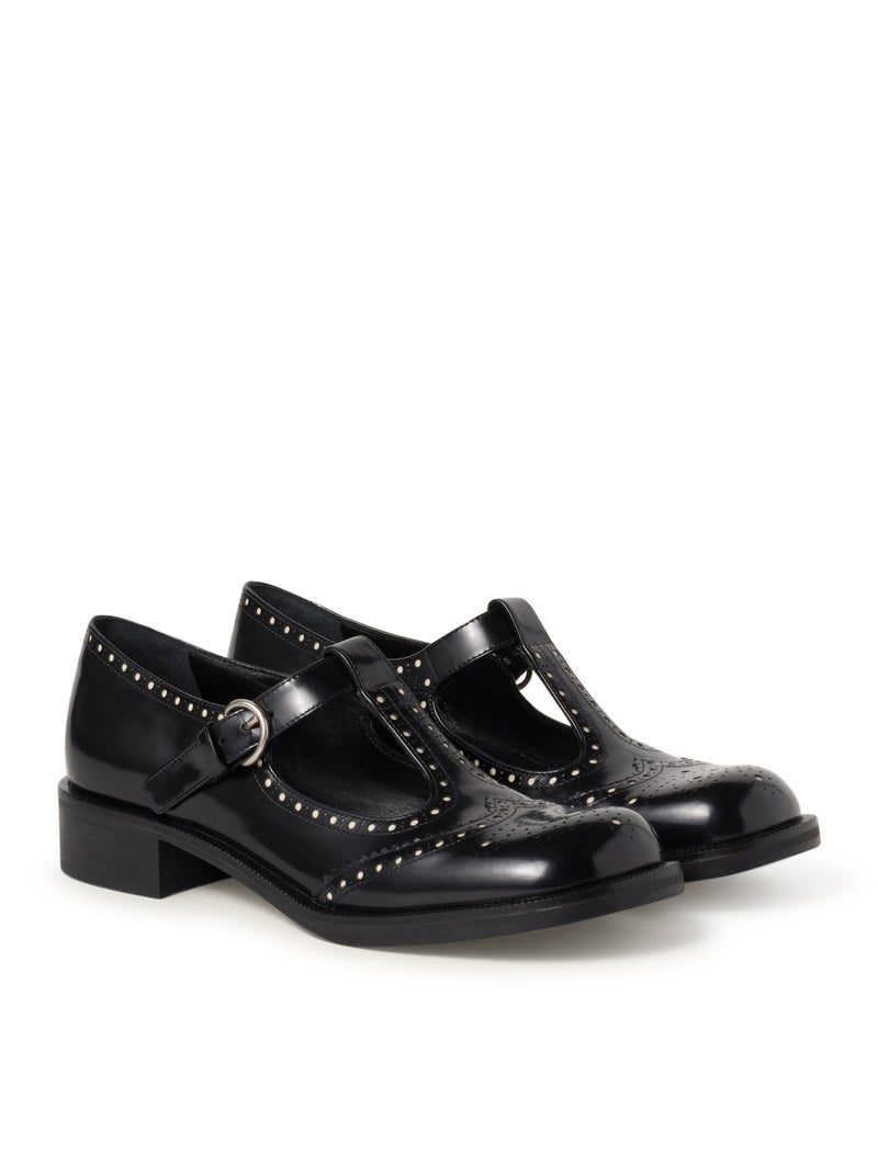 Suitnegozi Scarpe Brogue in pelle spazzolata Sottocosto