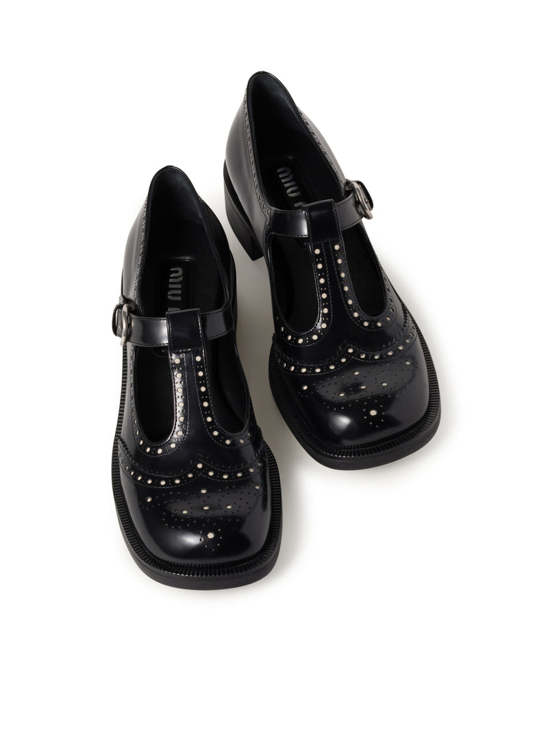 Suitnegozi Scarpe Brogue in pelle spazzolata Sottocosto