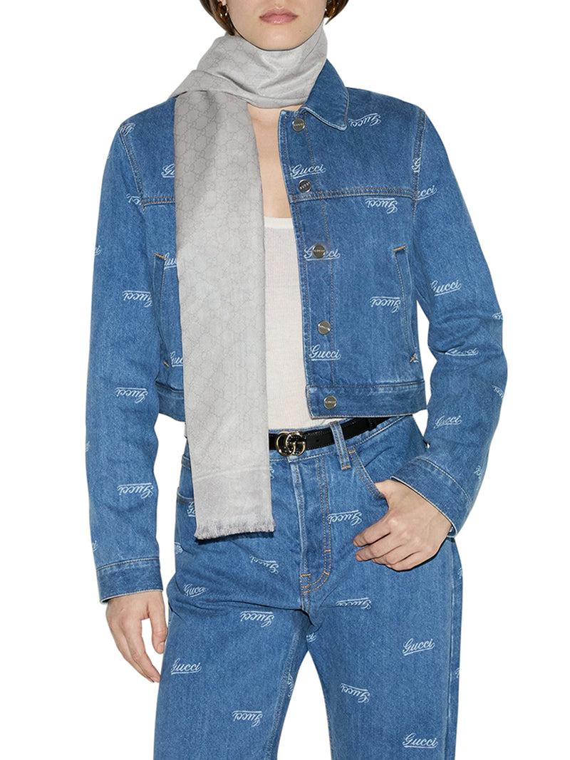 Suitnegozi SCIALLE IN JACQUARD DI COTONE SETA GG Online