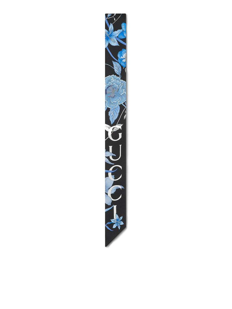 Suitnegozi FIOCCO AL COLLO IN SETA STAMPA FLOREALE GUCCI Hotsell
