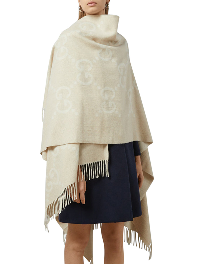 Suitnegozi MANTELLO IN CASHMERE JUMBO GG REVERSIBILE Discount Store per i nuovi prodotti