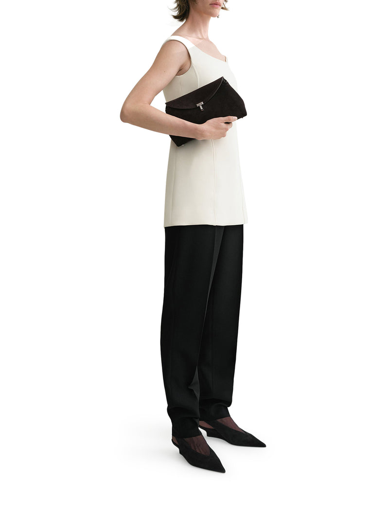 Suitnegozi T-Lock clutch espresso Qualità