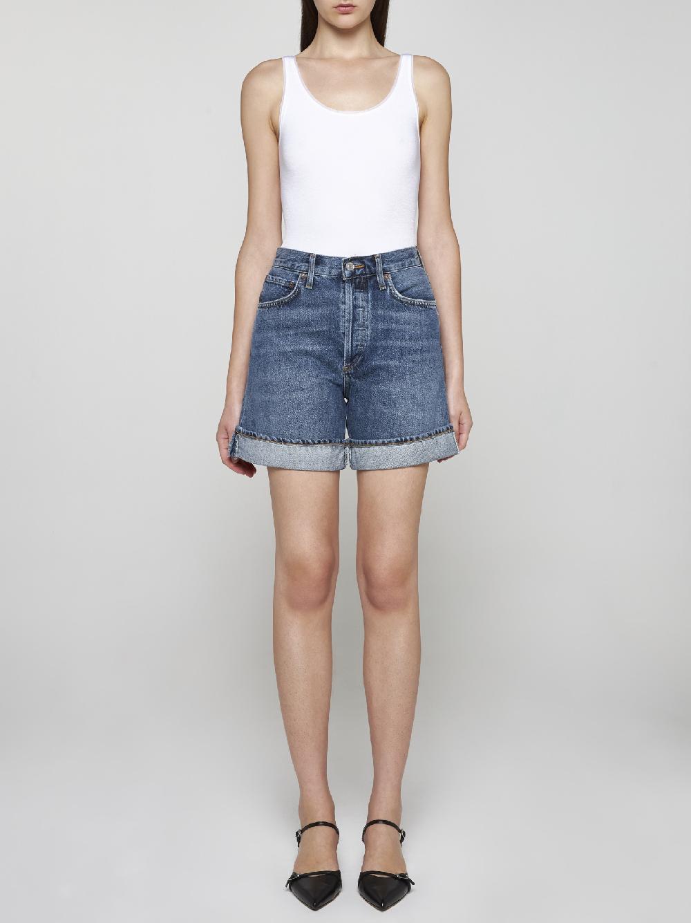 AGOLDE Shorts Dame in denim Offerta Giorno del Papà