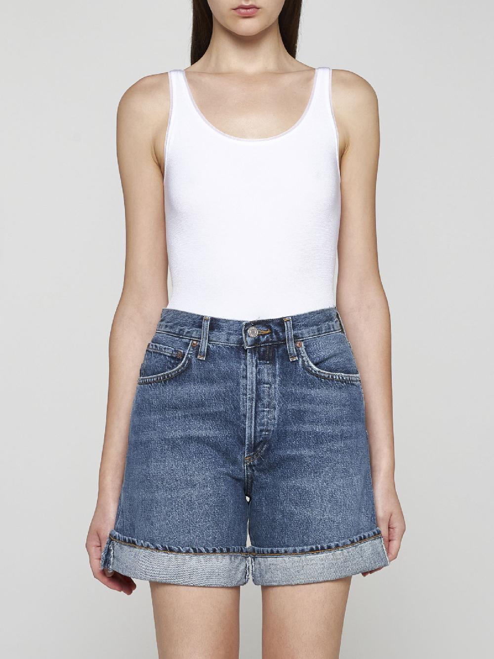 AGOLDE Shorts Dame in denim Offerta Giorno del Papà