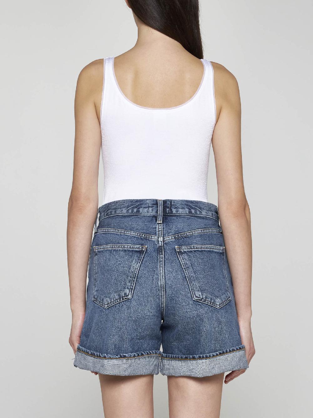 AGOLDE Shorts Dame in denim Offerta Giorno del Papà