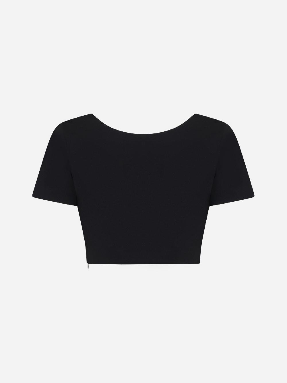 ALAÏA Top aderente in jersey modellante nero I Più Venduti