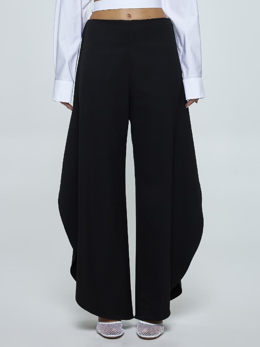 ALAÏA Pantaloni Round in lana stretch Vendite Flash