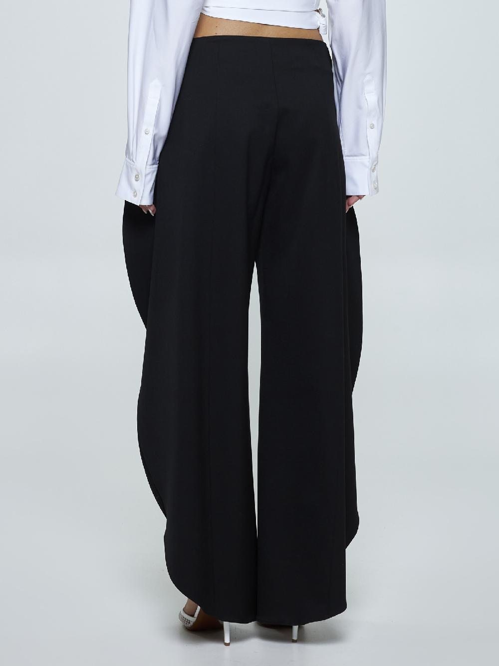 ALAÏA Pantaloni Round in lana stretch Vendite Flash