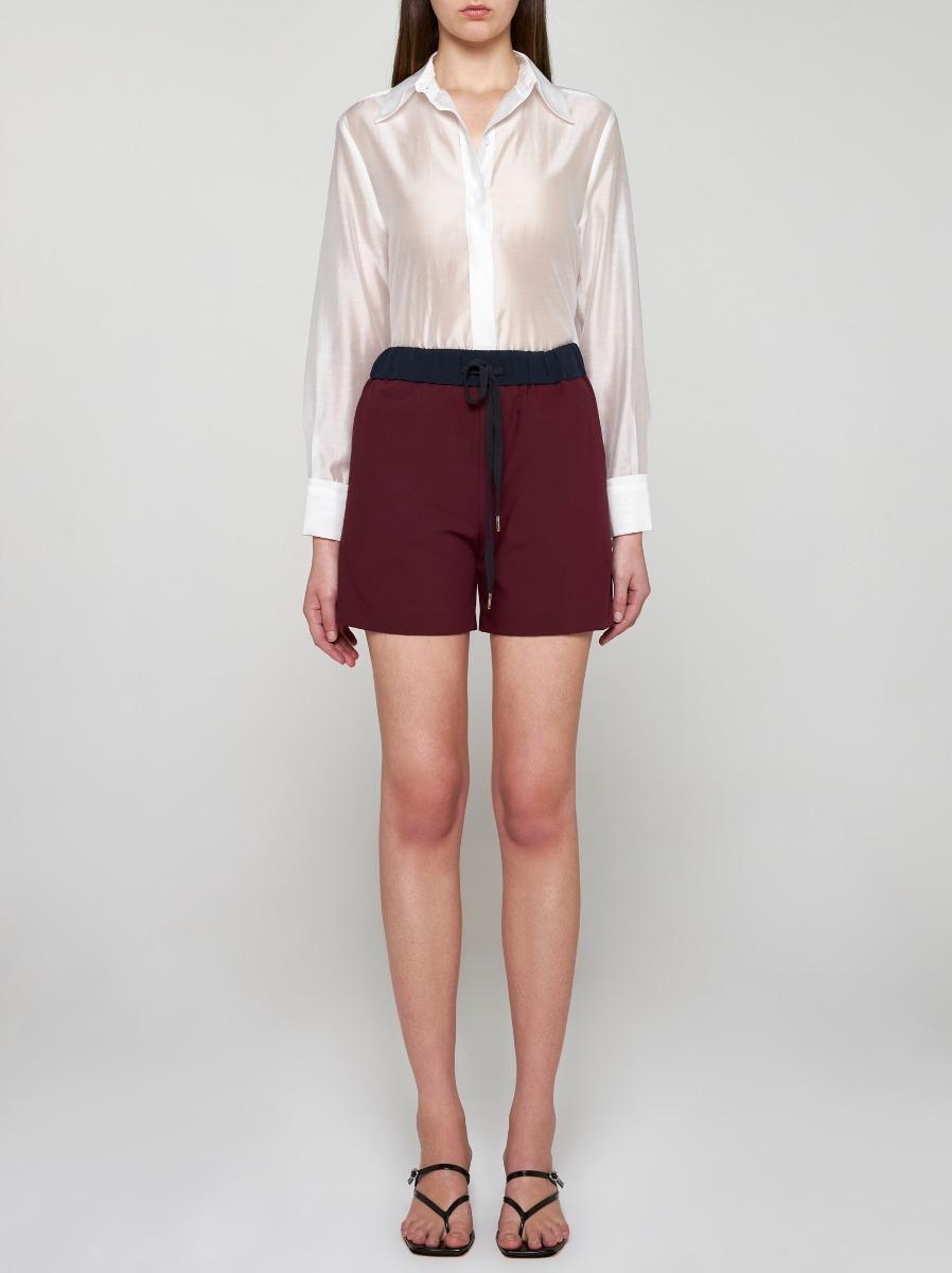 BLANCA VITA Shorts Brassavola in seta Italia