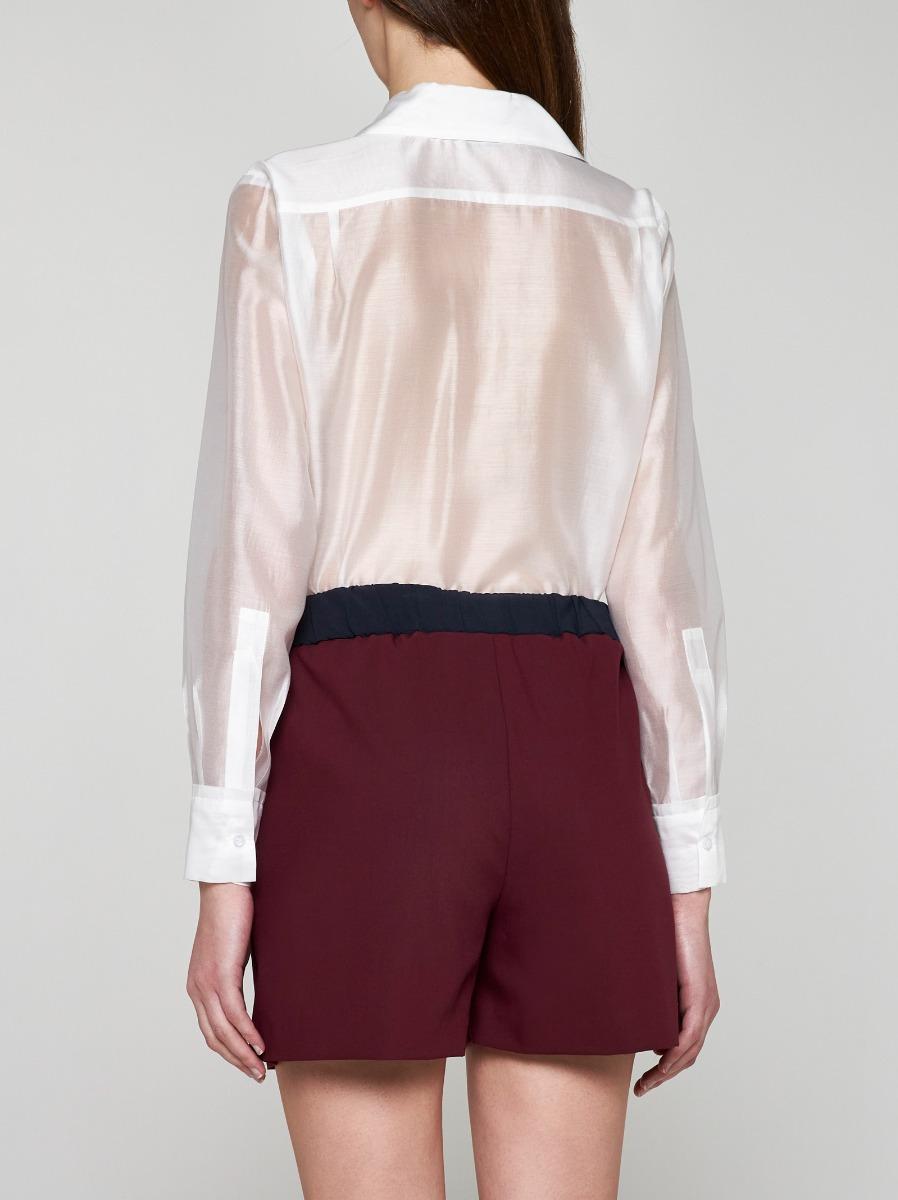 BLANCA VITA Shorts Brassavola in seta Italia