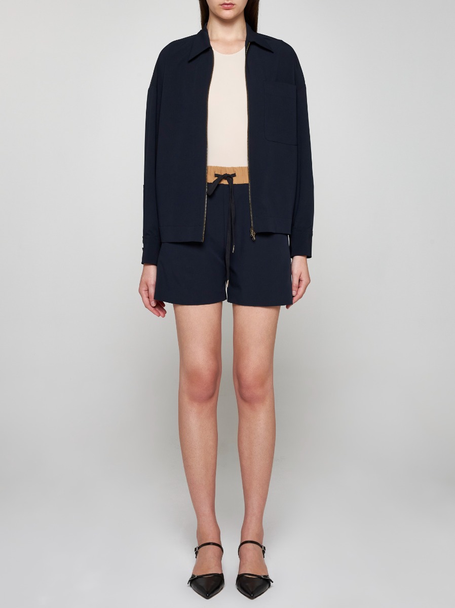 BLANCA VITA Shorts Brassavola in seta 2025