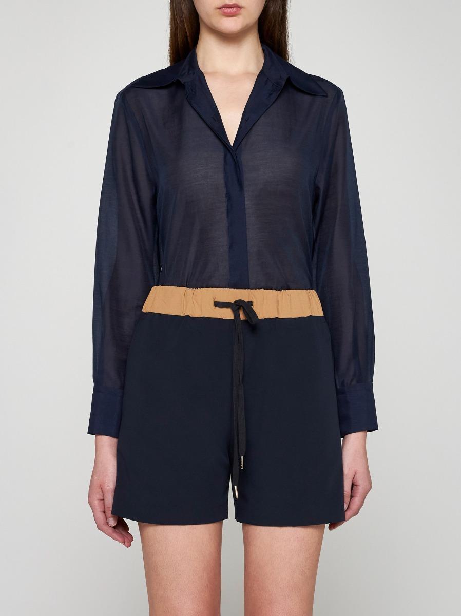 BLANCA VITA Shorts Brassavola in seta 2025