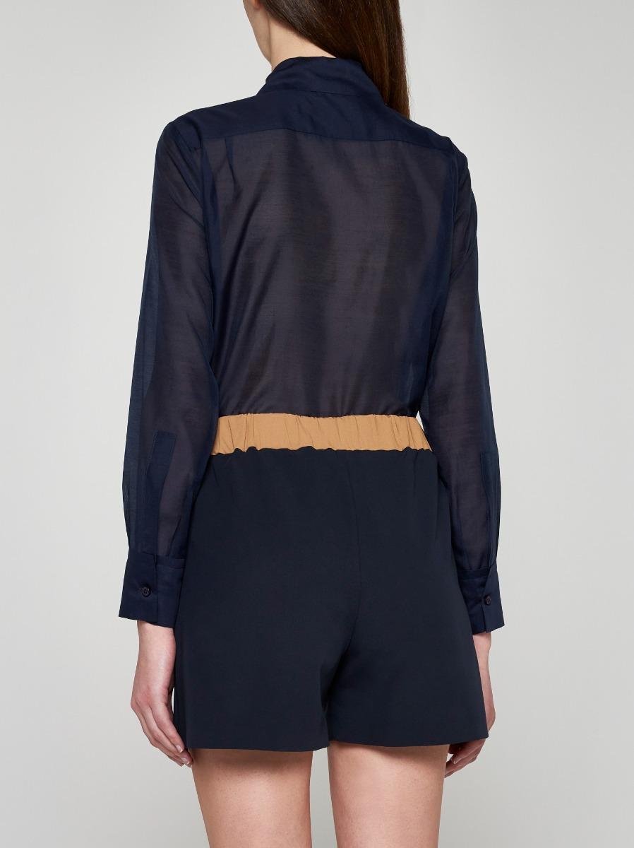 BLANCA VITA Shorts Brassavola in seta 2025