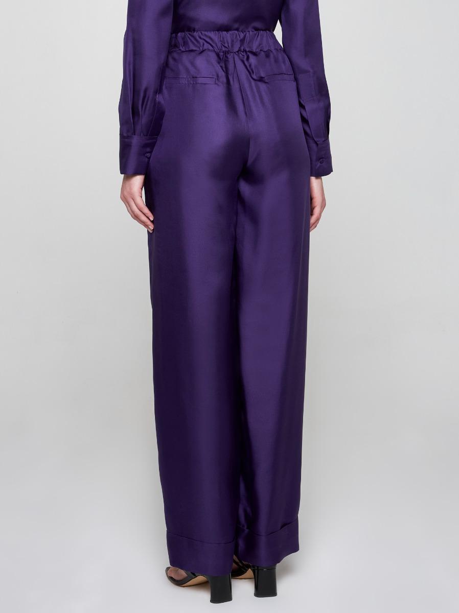BLANCA VITA Pantaloni Petroy in seta Economico
