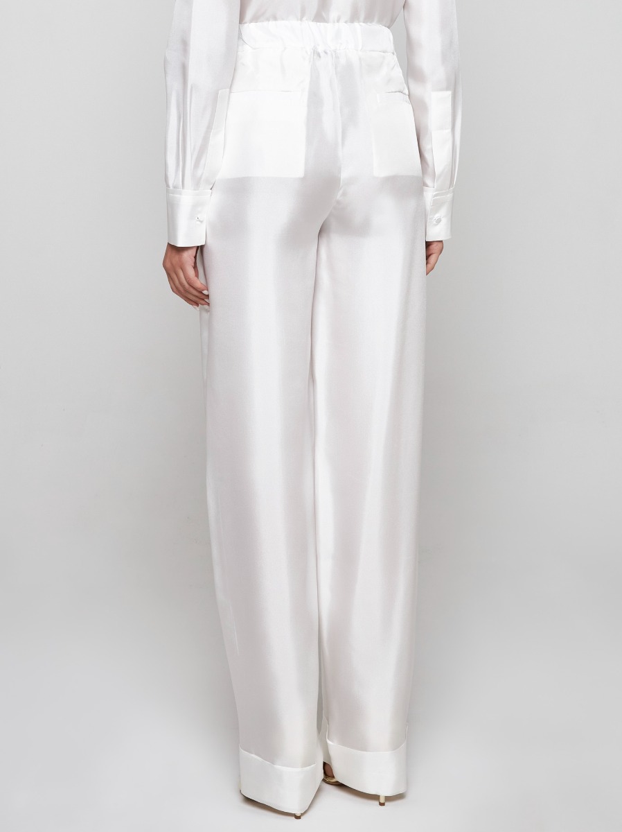 BLANCA VITA Pantaloni Petroy in seta Online
