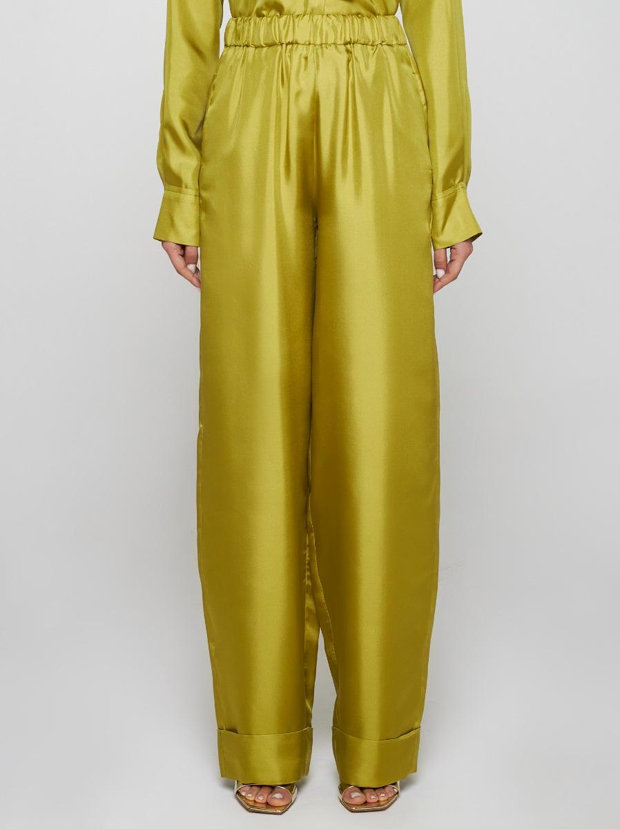 BLANCA VITA Pantaloni Petroy in seta Outlet