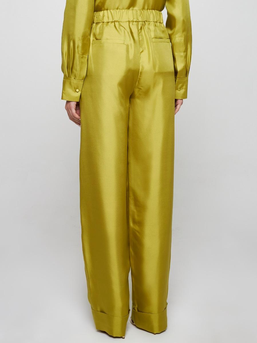 BLANCA VITA Pantaloni Petroy in seta Outlet