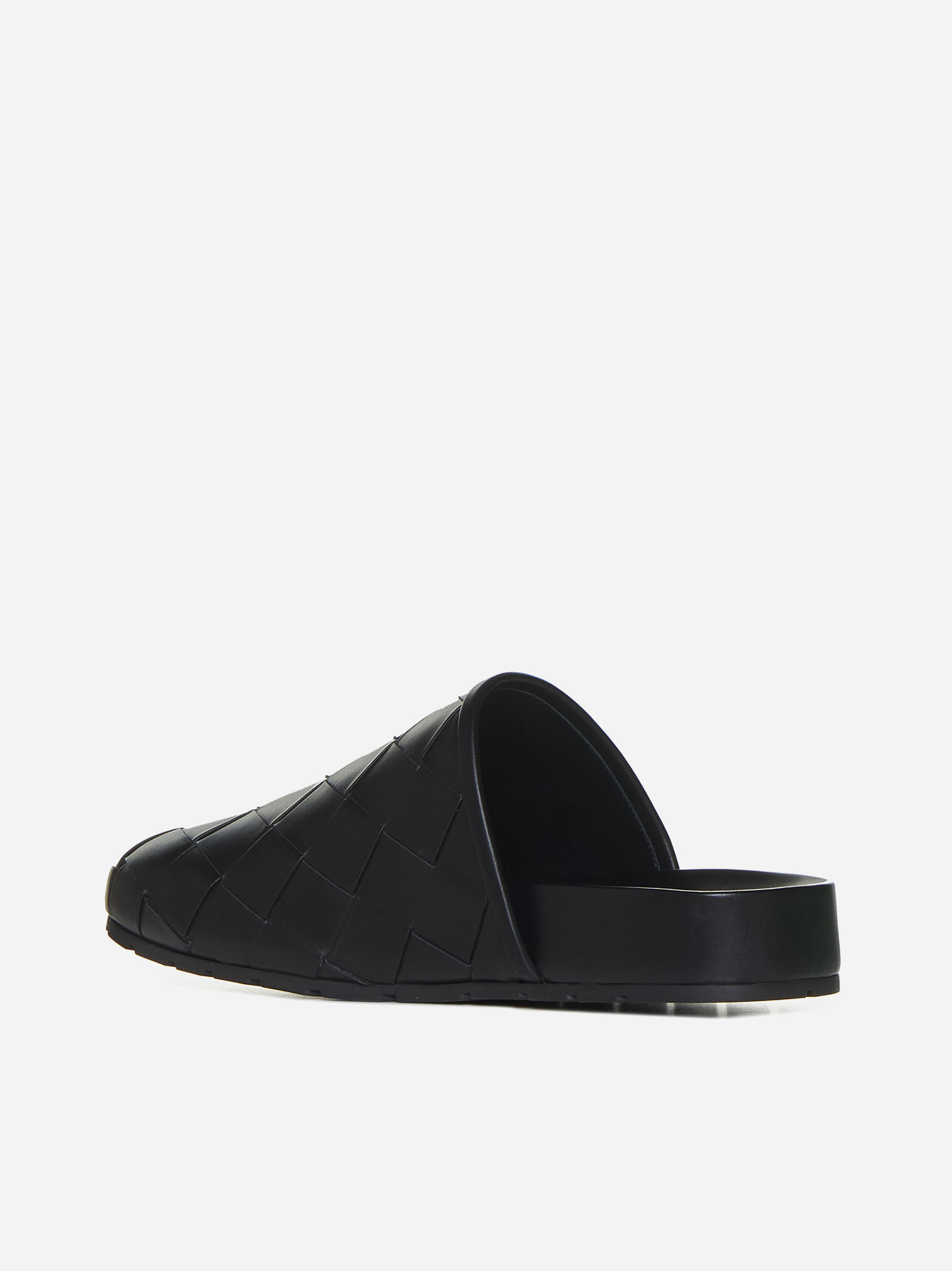 BOTTEGA VENETA Slippers Reggie in pelle Intrecciato Italia
