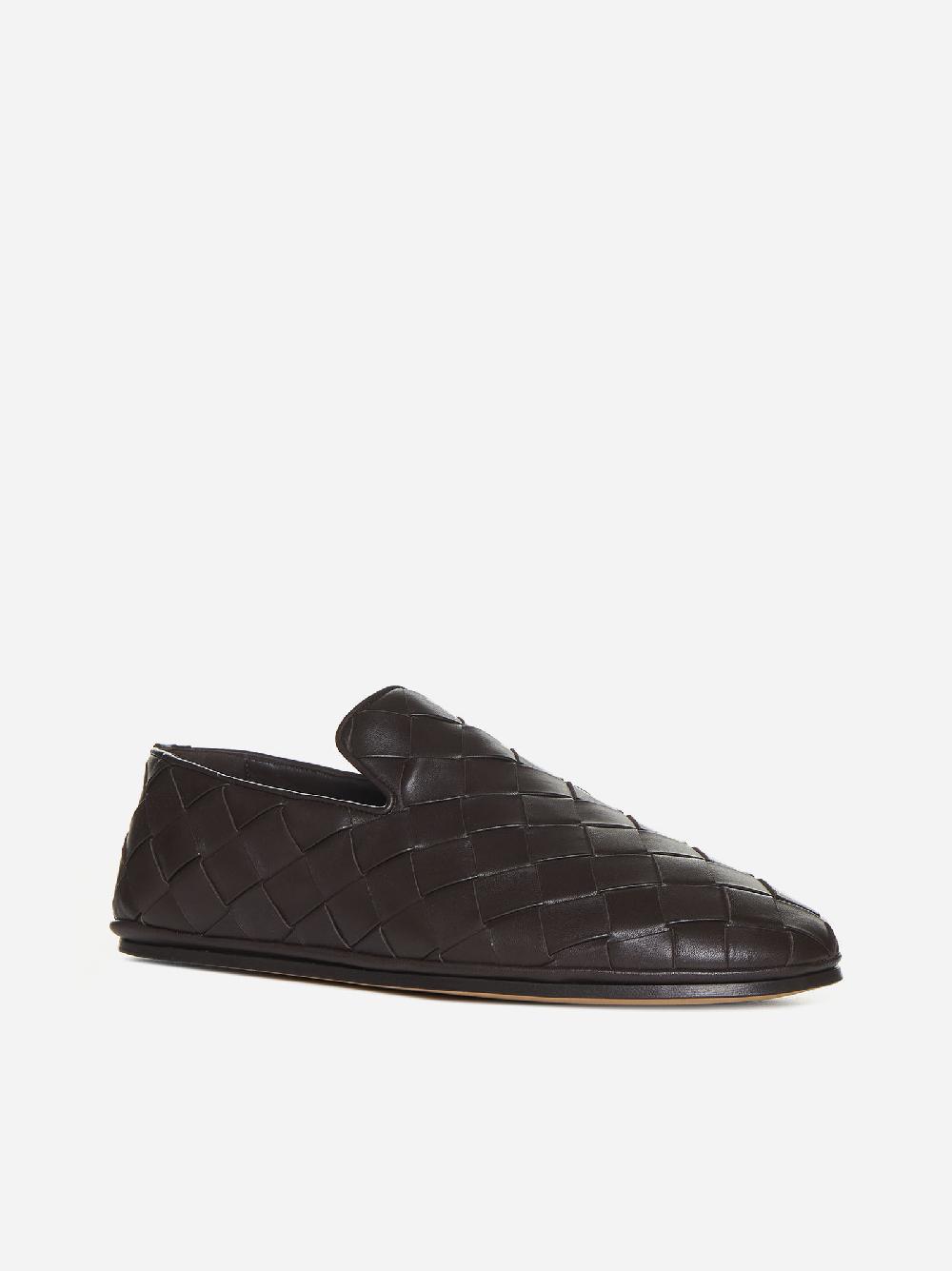 BOTTEGA VENETA Slippers Sunday in pelle Intrecciato In Linea