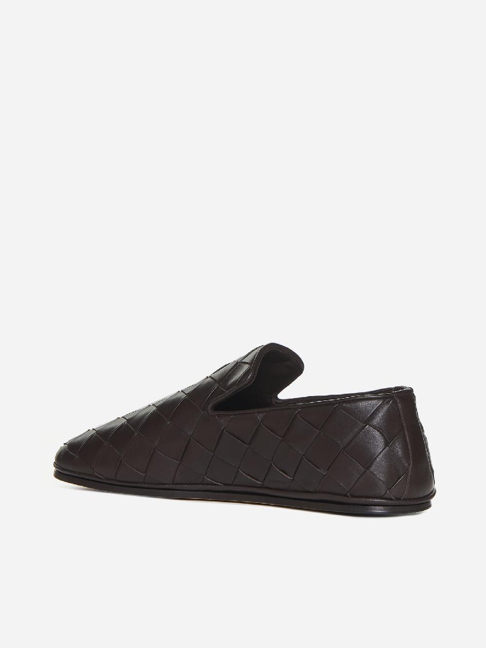 BOTTEGA VENETA Slippers Sunday in pelle Intrecciato In Linea