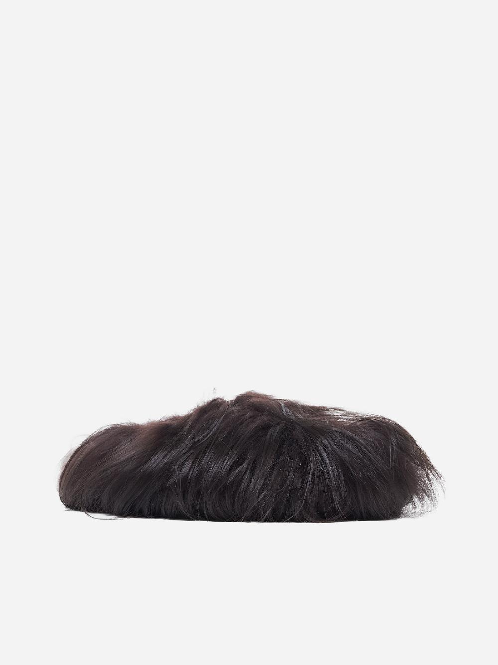 MARNI Mules Fussbett in pelliccia Spedizione Gratuita