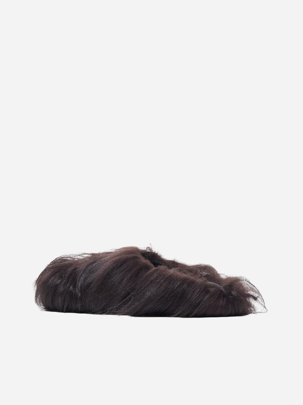 MARNI Mules Fussbett in pelliccia Spedizione Gratuita