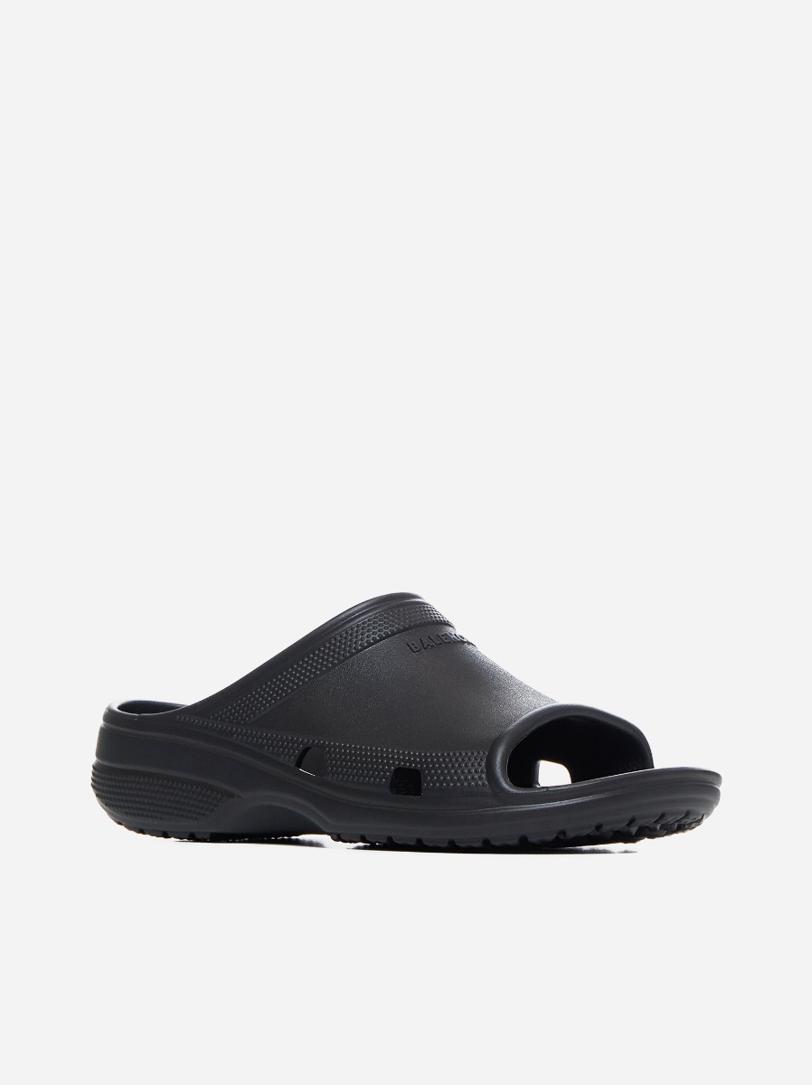 BALENCIAGA Slides Pool Crocs in gomma Pezzi Unici