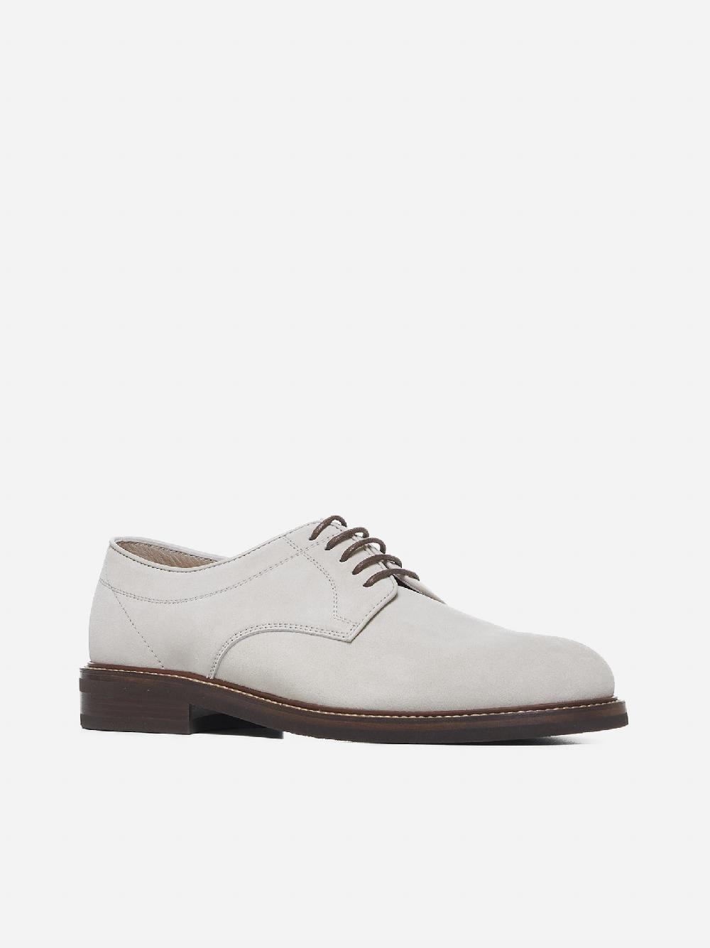 BRUNELLO CUCINELLI Derby in suede Affare Del Giorno