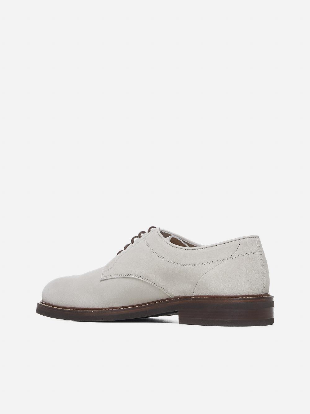 BRUNELLO CUCINELLI Derby in suede Affare Del Giorno